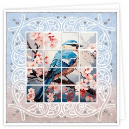 Kit Bloxxx 3 - kit Carte 3D  - Oiseaux Bleu - BLPP003