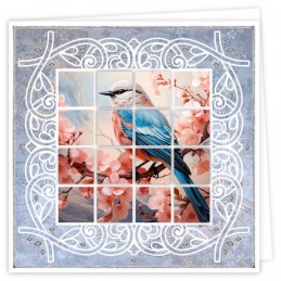 Kit Bloxxx 3 - kit Carte 3D  - Oiseaux Bleu - BLPP003