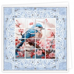 Kit Bloxxx 3 - kit Carte 3D  - Oiseaux Bleu - BLPP003