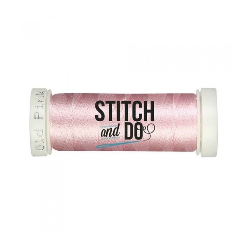 Fils à broder Stitch and Do bobine de 200m Vieux rose - SDCD43