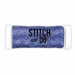 Fils à broder Stitch and Do Sparkle Métallisé Cobalt bobine de 120m - SDCDS06