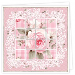 Kit Bloxxx 4 - kit Carte 3D  - Roses roses - BLPP004