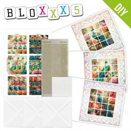 Kit Bloxxx 5 - kit Carte 3D  - Paon - BLPP005