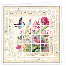 Kit Bloxxx 6 - kit Carte 3D  - Fleurs et papillons - BLPP006