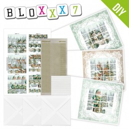 Kit Bloxxx 7 - kit Carte 3D - Noël enchanté - BLPP007