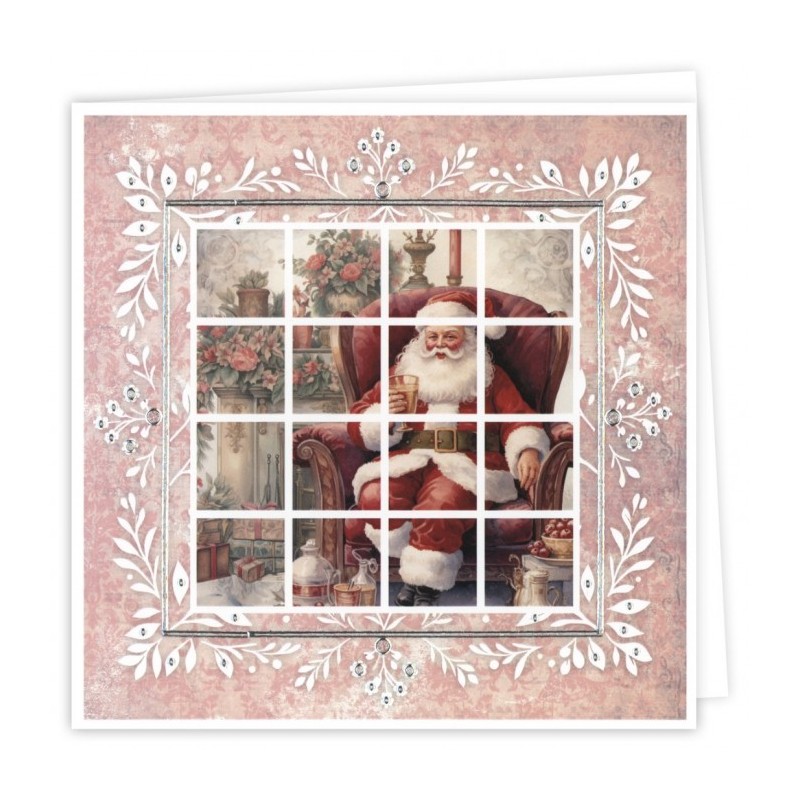 Kit Bloxxx 12 - kit Carte 3D - Père Noël - BLPP012 modèle 1