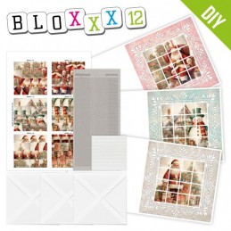 Kit Bloxxx 12 - kit Carte 3D - Père Noël - BLPP012