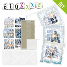 Kit Bloxxx 15 - kit Carte 3D - Ourson en hiver - BLPP015