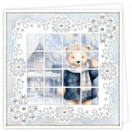 Kit Bloxxx 15 - kit Carte 3D - Ourson en hiver - BLPP015