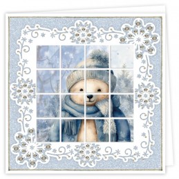 Kit Bloxxx 15 - kit Carte 3D - Ourson en hiver - BLPP015