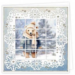 Kit Bloxxx 15 - kit Carte 3D - Ourson en hiver - BLPP015