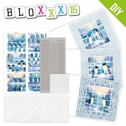 Kit Bloxxx 16 - kit Carte 3D - Pingouins - BLPP016