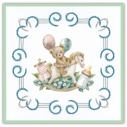 Stitch and do 235 - kit Carte 3D broderie - Oursons mignons