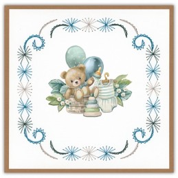 Stitch and do 235 - kit Carte 3D broderie - Oursons mignons