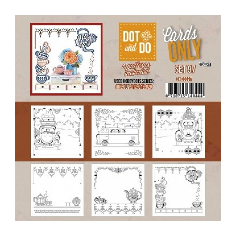 Dot and do Cartes n°97 - Lot de 6 Cartes seules Dot and do Cartes n°97 - Lot de 6 Cartes seules