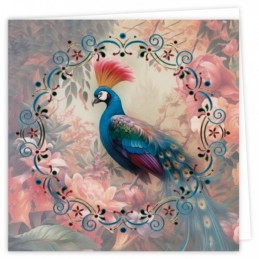 Kit cartes imprimées Hobbydots N°19 - Paons
