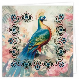 Kit cartes imprimées Hobbydots N°19 - Paons