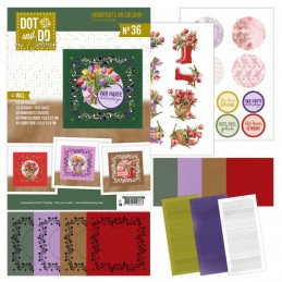 Dot and Do on Colour 36 - Kit Carte 3D - Rêves de Tulipes