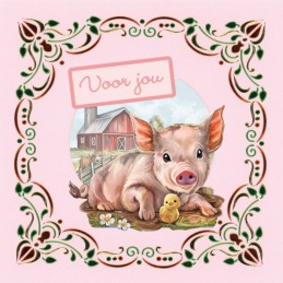 Dot and Do on Colour 37 - Kit Carte 3D - Les animaux de la ferme