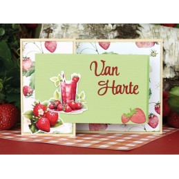 Carte 3D à découper - CD12345 - Fraises sucrées - Petites images