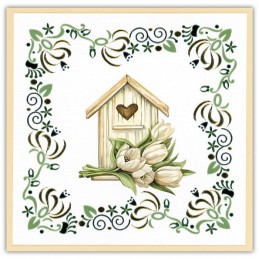 Dot and do 277 - kit Carte 3D - Rêves de tulipes