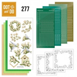 Dot and do 277 - kit Carte 3D - Rêves de tulipes