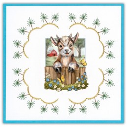 Stitch and do 238 - kit Carte 3D broderie - Animaux de la ferme