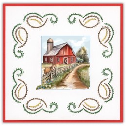 Stitch and do 238 - kit Carte 3D broderie - Animaux de la ferme