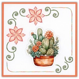 Stitch and do 239 - kit Carte 3D broderie - Paradis des plantes modèle 1