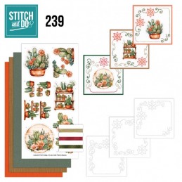 Stitch and do 239 - kit Carte 3D broderie - Paradis des plantes
