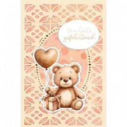 Kit 3 cartes laser n°4 - 3DLC10004 - Bébé ourson