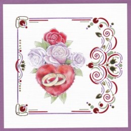 Dot and do 118 - kit Carte 3D - mariage