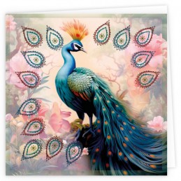 Kit de 3 Cartes à broder imprimées  - STDOPP015 - Hortensias bleus