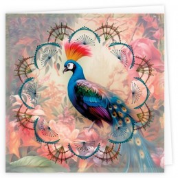 Kit de 3 Cartes à broder imprimées  - STDOPP015 - Hortensias bleus