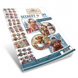 ivre Berries Beauties Scenery A4 prédécoupé N°9 - 48 images + papiers