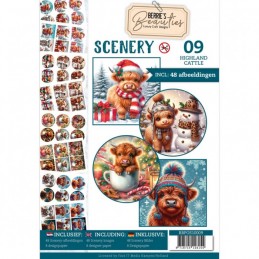 ivre Berries Beauties Scenery A4 prédécoupé N°9 - 48 images + papiers