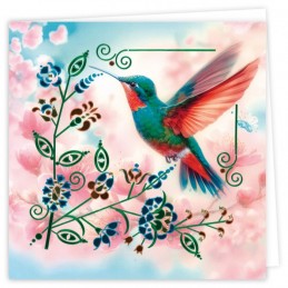 Kit cartes imprimées Hobbydots N°23 - Colibris