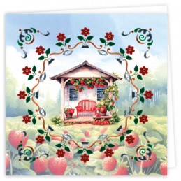 Kit cartes imprimées Hobbydots N°24 - Fraises