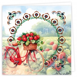 Kit cartes imprimées Hobbydots N°24 - Fraises
