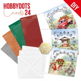 Kit cartes imprimées Hobbydots N°24 - Fraises