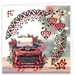 Kit cartes imprimées Hobbydots N°25 - Noël vintage