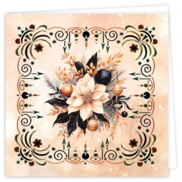 Kit cartes imprimées Hobbydots N°26 - Noël doré