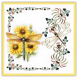 Dot and do 279 - kit Carte 3D - Tournesols