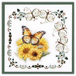 Dot and do 279 - kit Carte 3D - Tournesols