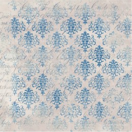 Bloc de papier - Prairie bleue - Papiers unis 20.3x20.3 - BBPP10022