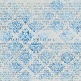 Bloc de papier - Prairie bleue - Papiers unis 20.3x20.3 - BBPP10022