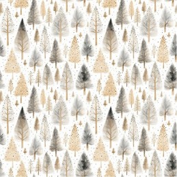 Bloc de papier - Murmure doré - Papiers unis 20.3x20.3 - BBPP10026