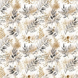 Bloc de papier - Murmure doré - Papiers unis 20.3x20.3 - BBPP10026