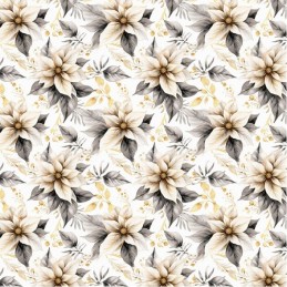 Bloc de papier - Murmure doré - Papiers unis 20.3x20.3 - BBPP10026