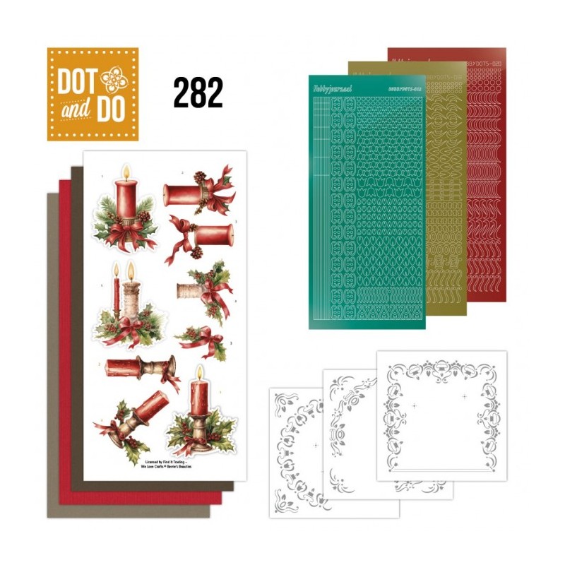 Dot and do 282 - kit Carte 3D - Noël intemporel Dot and do 282 - kit Carte 3D - Noël intemporel